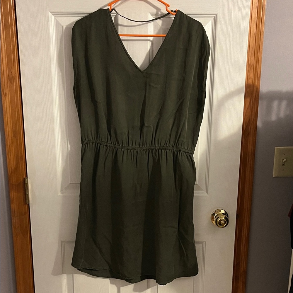 Olive Green Women's Dress